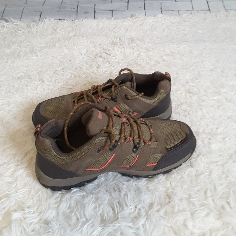 Northside Monroe brown suede low hiking shoes size 10EE